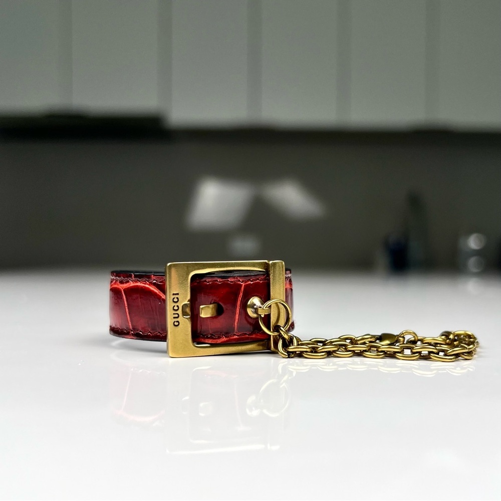 Gucci Red Bag Charm - Picture 2 of 2